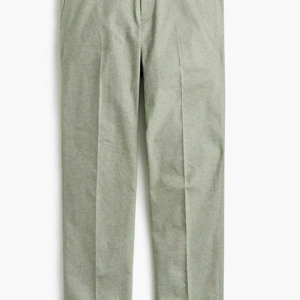 Jcrew Ludlow pants in chambray herring bone green 31 x 32